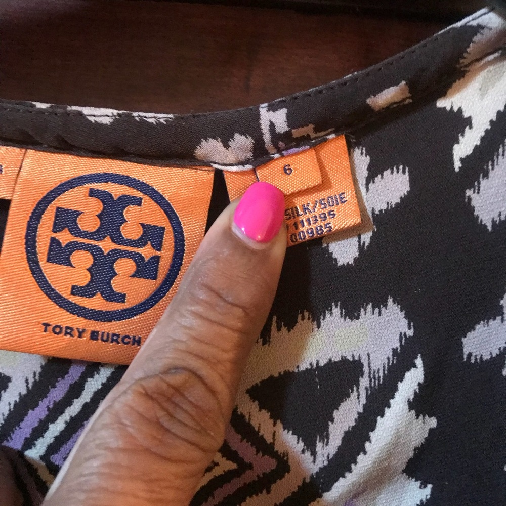 Tory burch size 6 silk top